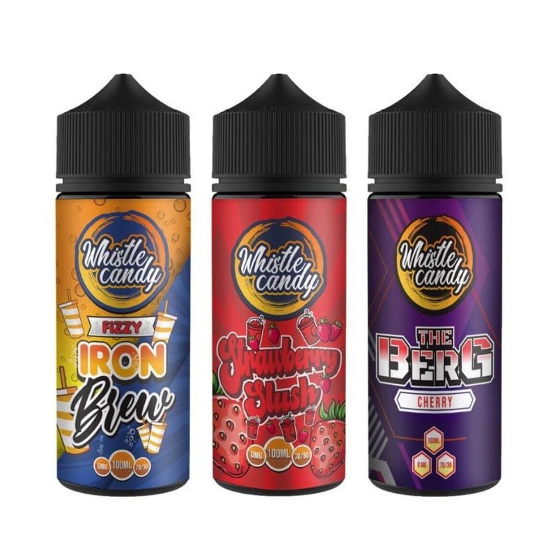 Buy Whistle Candy 100ml E Liquid Shortfill - Grape Berg