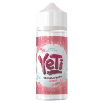 Buy Yeti Ice Cold 100ML Shortfill - Passionfruit Lychee