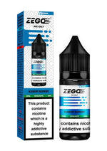 Buy Zego Nic Salt 10ml E - Liquid - Box of 10 - Blueberry Raspberry