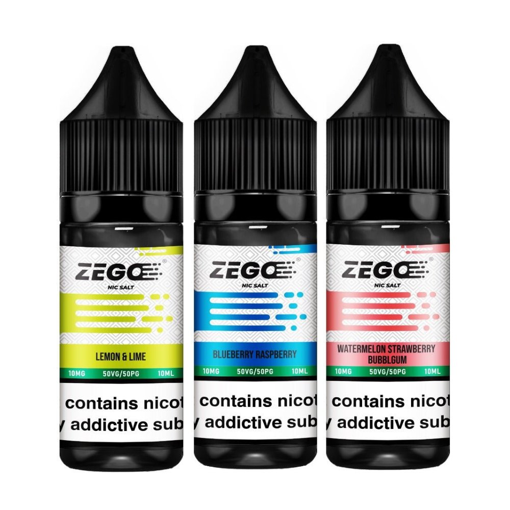 Buy Zego Nic Salt 10ml E - Liquid - Box of 10 - Lemon & Lime