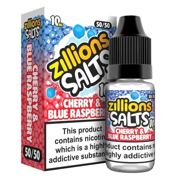 Buy Zillions Nic Salt 10ml Pack of 5 - Cherry & Blue