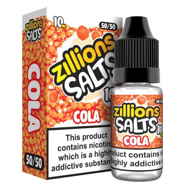 Buy Zillions Nic Salt 10ml Pack of 5 - Cola