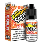 Buy Zillions Nic Salt 10ml Pack of 5 - Cola