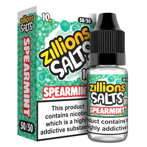 Buy Zillions Nic Salt 10ml Pack of 5 - Spearmint
