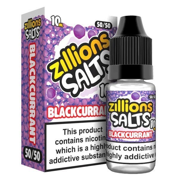 Buy Zillions Nic Salt 10ml Pack of 5 - Blackcurrant