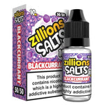 Buy Zillions Nic Salt 10ml Pack of 5 - Blackcurrant