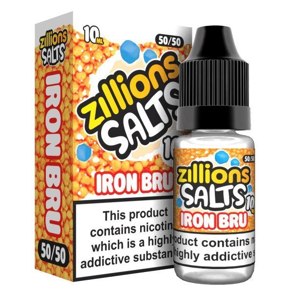 Buy Zillions Nic Salt 10ml Pack of 5 - Iron Bru