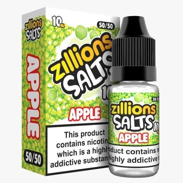 Buy Zillions Nic Salt 10ml Pack of 5 - Apple