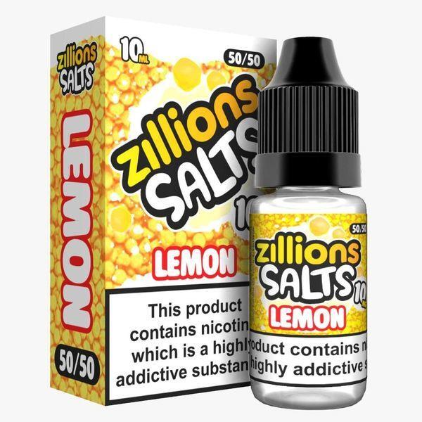 Buy Zillions Nic Salt 10ml Pack of 5 - Lemon