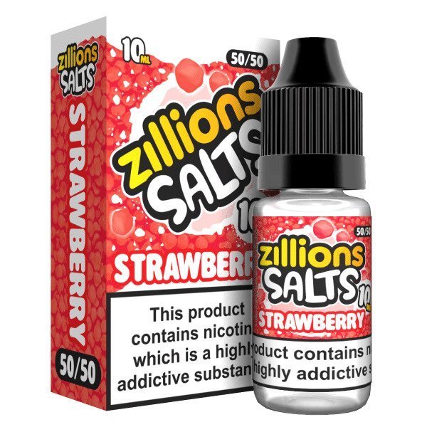 Buy Zillions Nic Salt 10ml Pack of 5 - Strawberry
