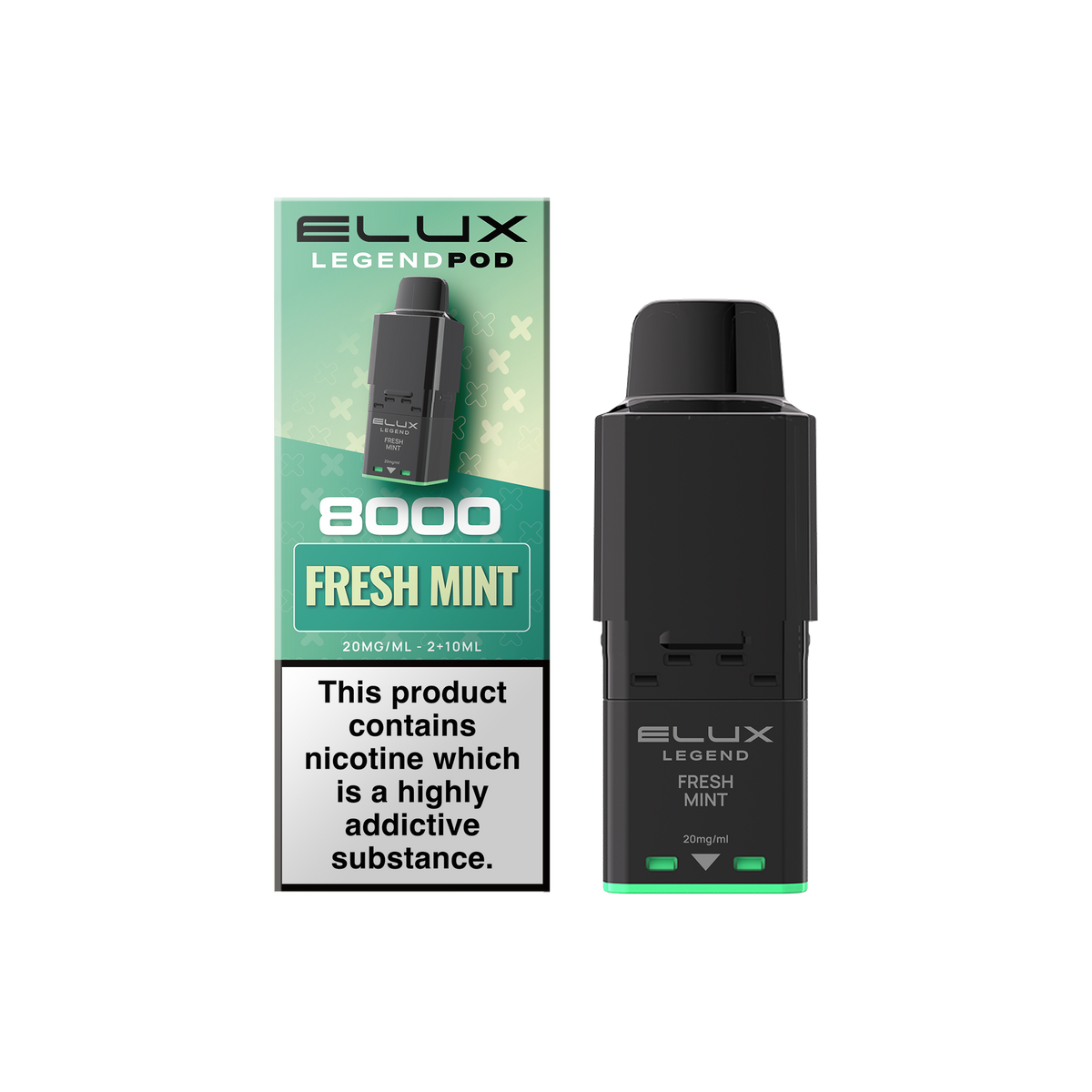 Buy Elux Legend 8000 Refill Pods Box of 5 Fresh Mint