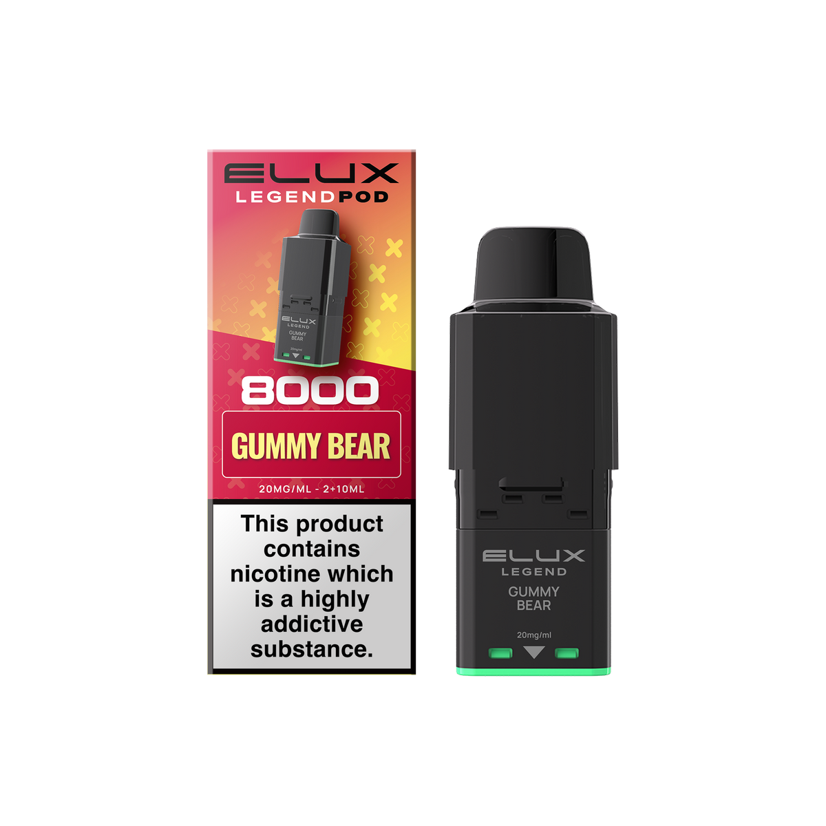 Buy Elux Legend 8000 Refill Pods Box of 5 Gummy Bear