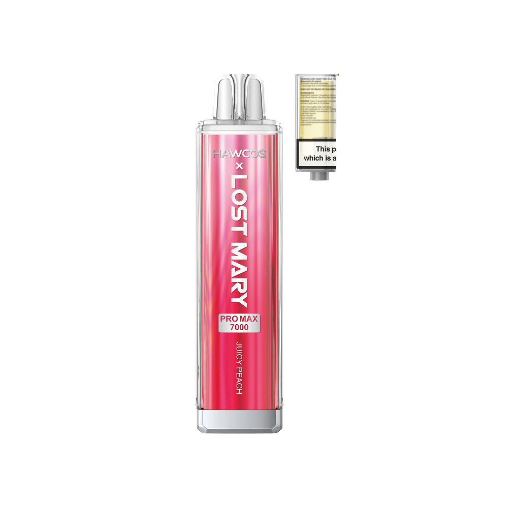 Buy bulk wholesale Lost Mary x Hawcos Pro Max 7000 Disposable Vape Juicy Peach