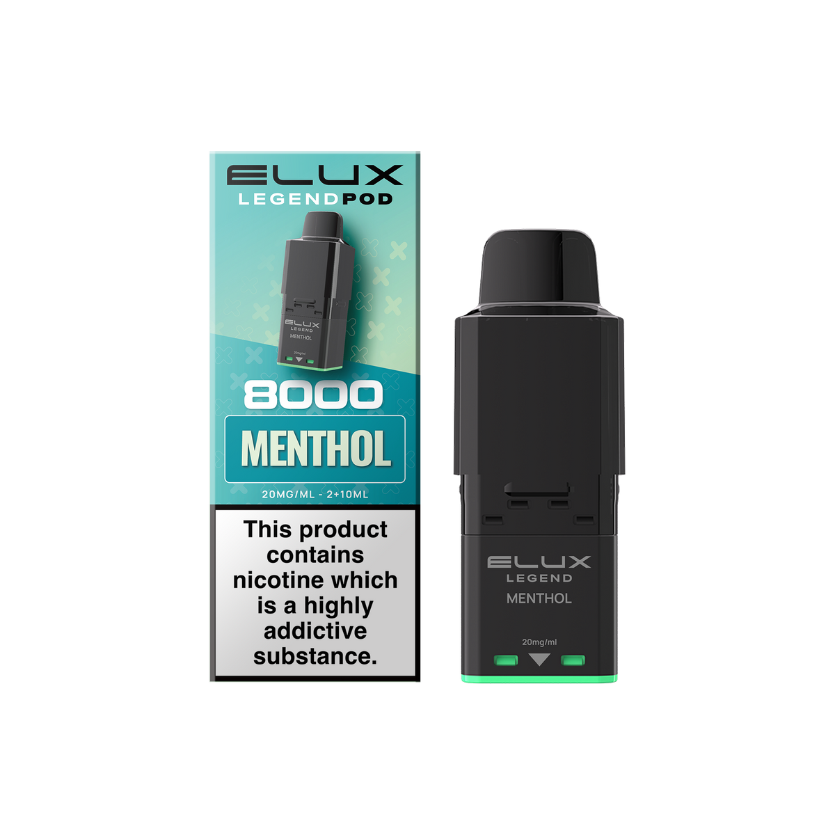 Buy Elux Legend 8000 Refill Pods Box of 5 Menthol