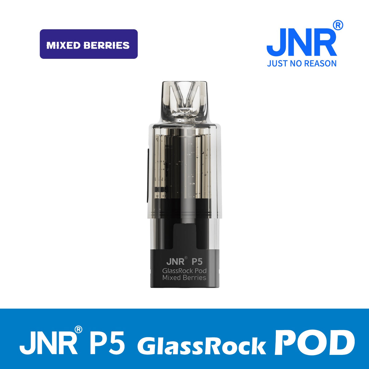 JNR P5 Glass Rock Replacement Pods Pack of 10