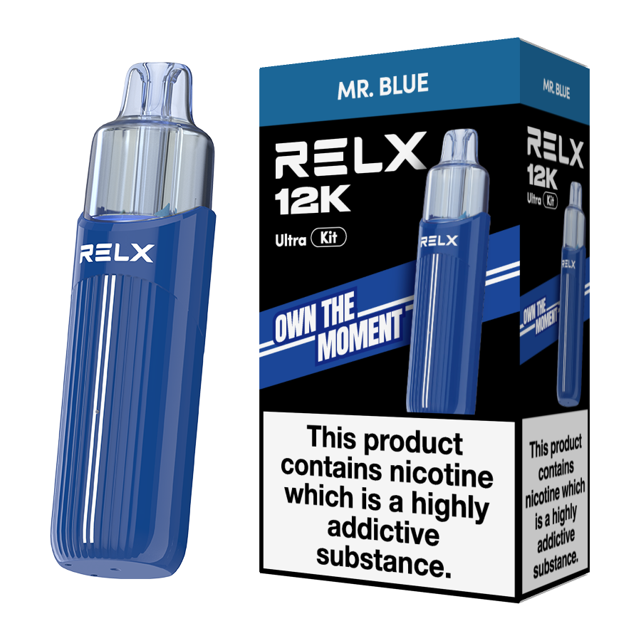 Relx 12k Ultra Pod Vape Kit Box of 5