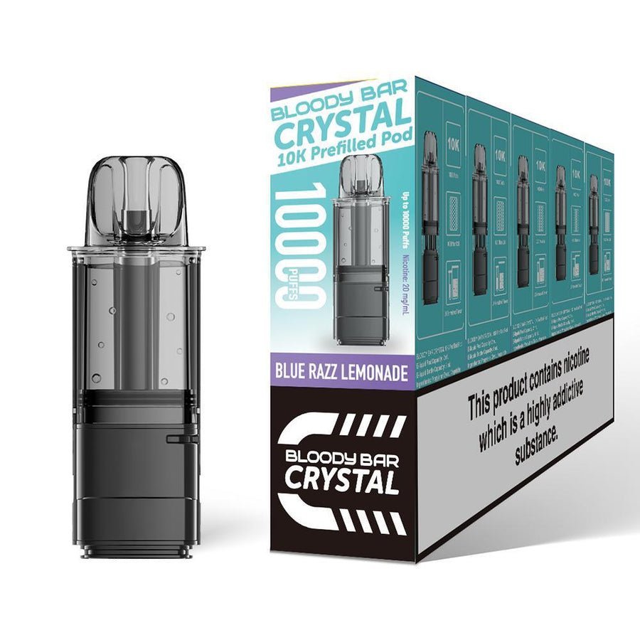 Bloody Bar Crystal 10k Replacement Pods Pack of 5 - Best Vape Wholesale