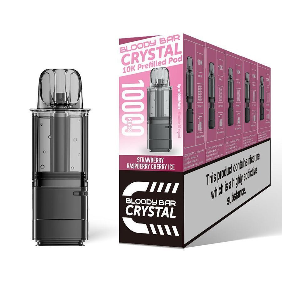 Bloody Bar Crystal 10k Replacement Pods Pack of 5 - Best Vape Wholesale