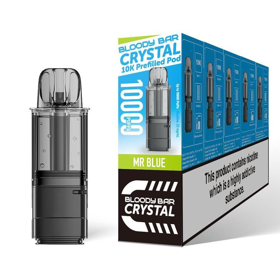 Bloody Bar Crystal 10k Replacement Pods Pack of 5 - Best Vape Wholesale