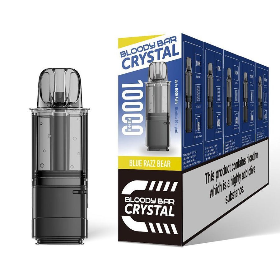 Bloody Bar Crystal 10k Replacement Pods Pack of 5 - Best Vape Wholesale