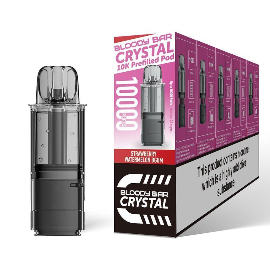 Bloody Bar Crystal 10k Replacement Pods Pack of 5 - Best Vape Wholesale