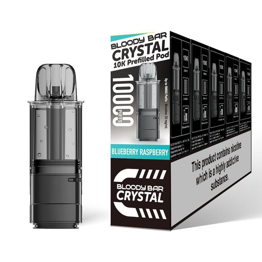 Bloody Bar Crystal 10k Replacement Pods Pack of 5 - Best Vape Wholesale