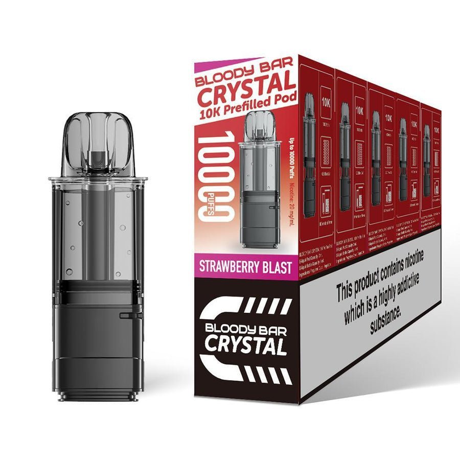 Bloody Bar Crystal 10k Replacement Pods Pack of 5 - Best Vape Wholesale