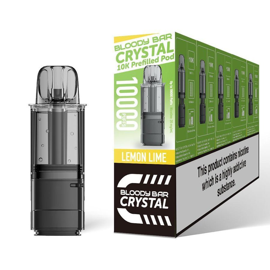 Bloody Bar Crystal 10k Replacement Pods Pack of 5 - Best Vape Wholesale