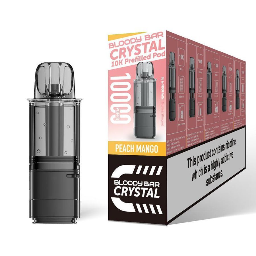 Bloody Bar Crystal 10k Replacement Pods Pack of 5 - Best Vape Wholesale