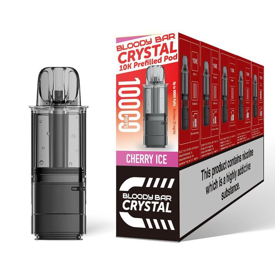 Bloody Bar Crystal 10k Replacement Pods Pack of 5 - Best Vape Wholesale