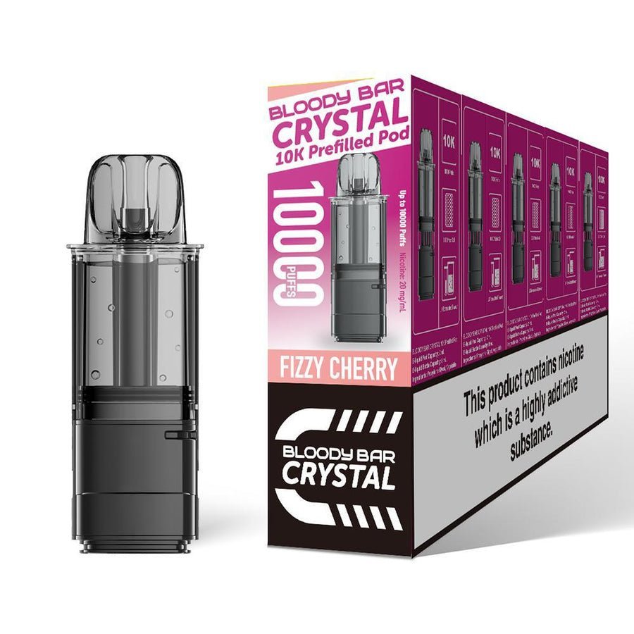 Bloody Bar Crystal 10k Replacement Pods Pack of 5 - Best Vape Wholesale