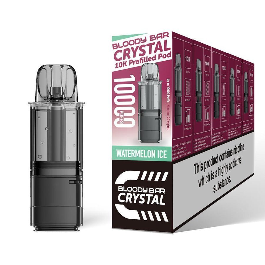 Bloody Bar Crystal 10k Replacement Pods Pack of 5 - Best Vape Wholesale