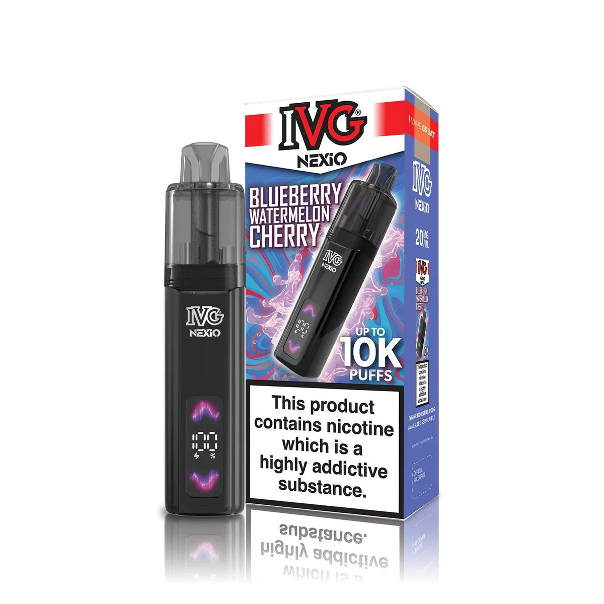 IVG Nexio 10k Pod Vape Kit Box of 5