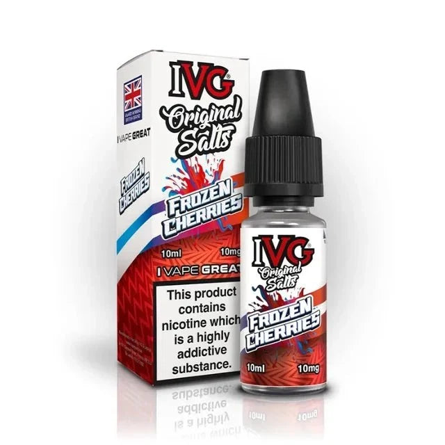 bulk wholesale IVG Original Nic Salts E-liquids 10ml Box of 10 - Frozen Cherries Ice