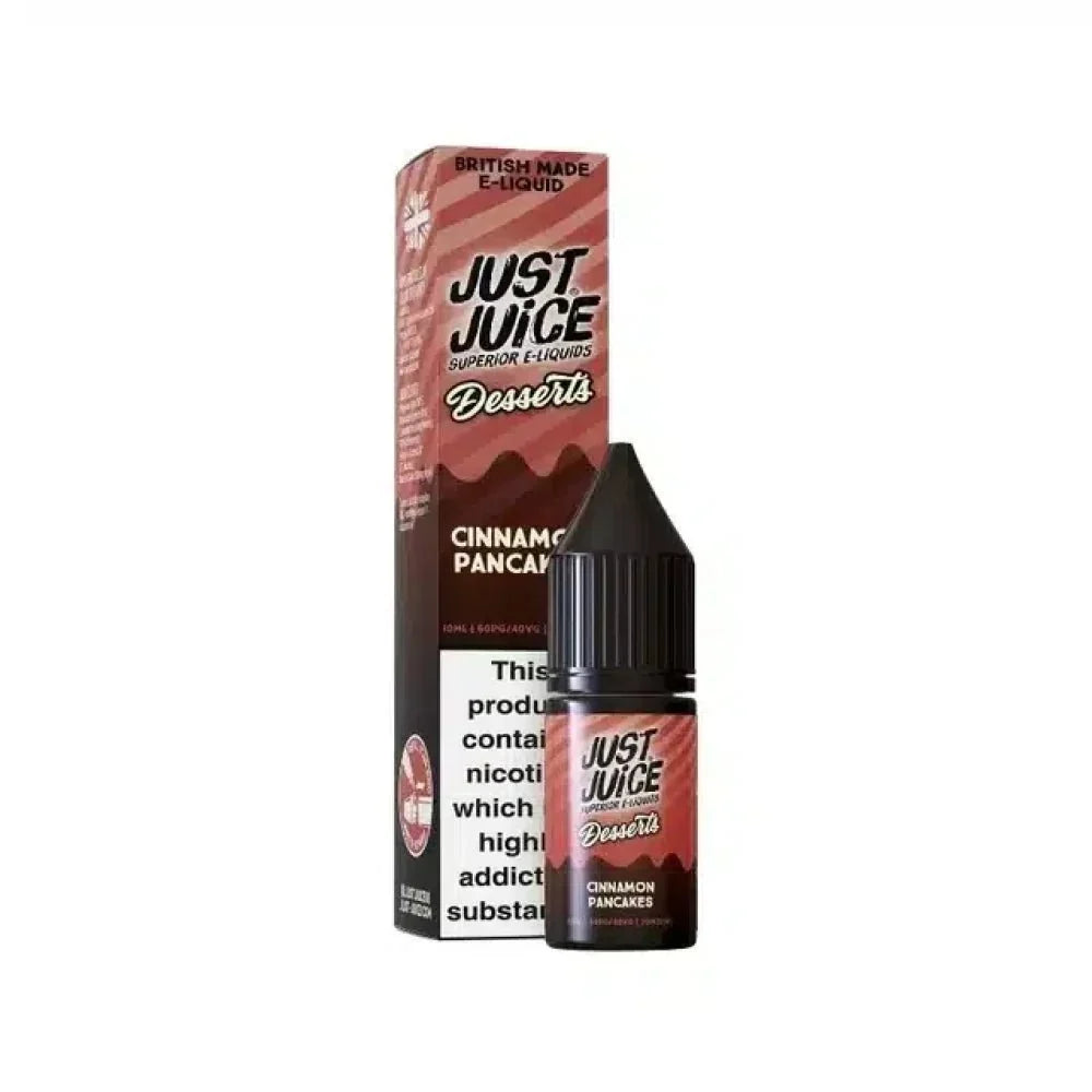 bulk wholesale Just Juice Desserts Nic Salts 10ml Box of 10 - Cinnamon Pancakes