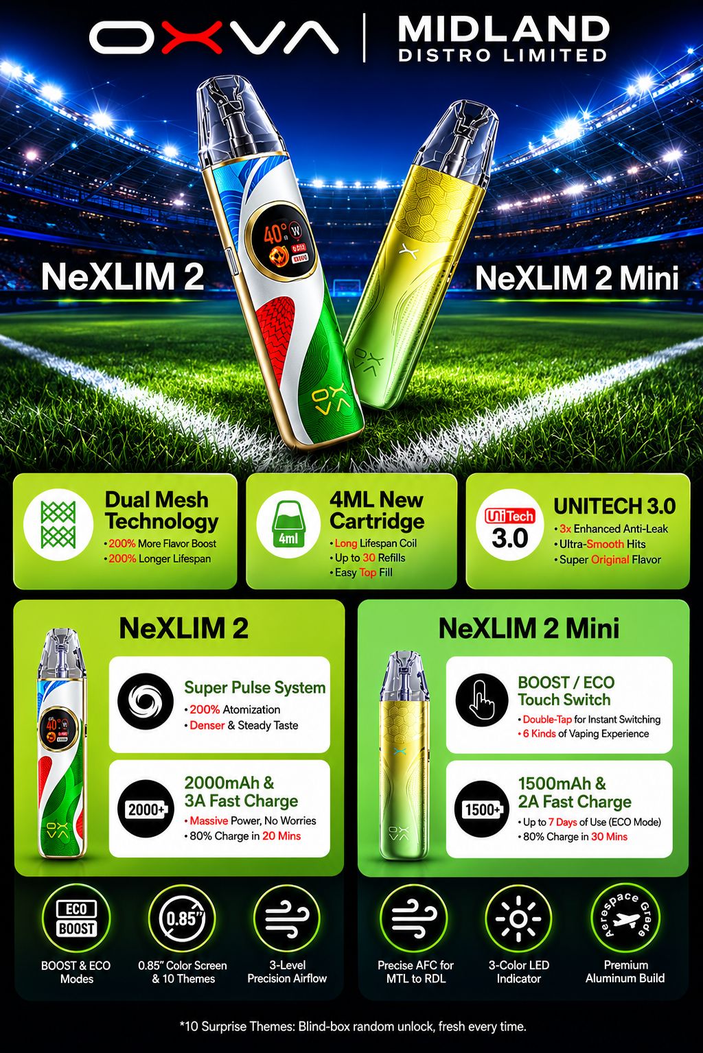 bulk wholesale Oxva NeXlim 2 Mini Vape Pod Kit - World Cup Edition