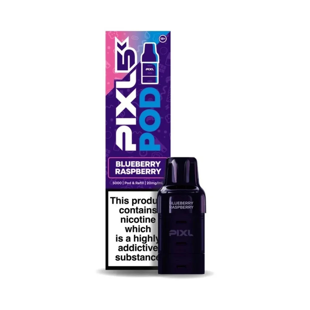bulk wholesale Pixl 5K Refill Pods Box of 5 - Blueberry Raspberry Kit
