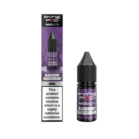 bulk wholesale Pyne Pod Nic Salts 10ml E-liquid Box of 10 - Blackberry Blackcurrant