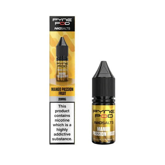 bulk wholesale Pyne Pod Nic Salts 10ml E-liquid Box of 10 - Mango Passion Fruit