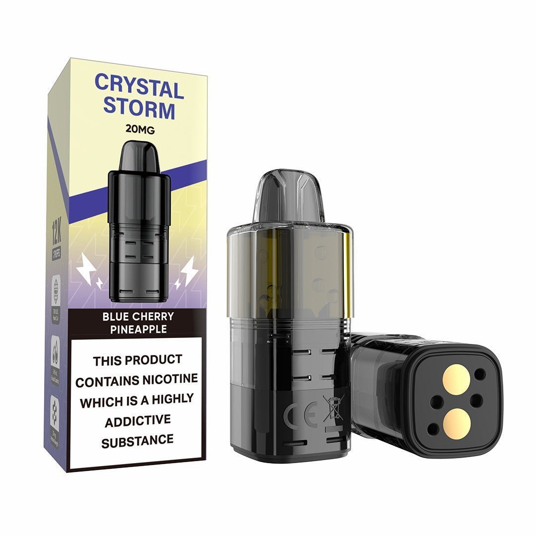 Buy Crystal Storm Bar 12k Replacement Pods - Blue Cherry Pineapple