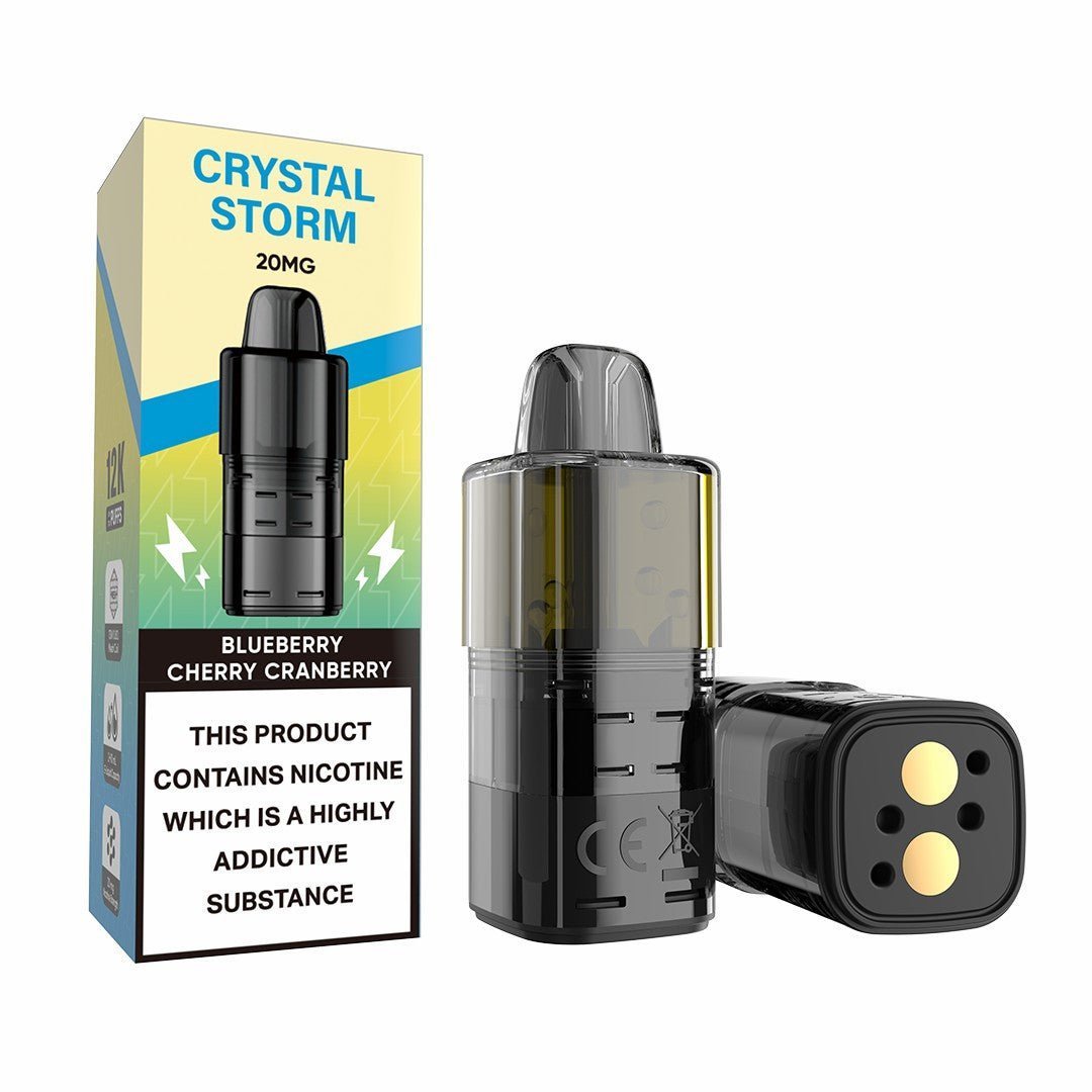 Buy Crystal Storm Bar 12k Replacement Pods - Blueberry Cherry Cranberry