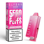 Buy Elf Bar AF5500 Prefilled Vape Kit Box of 5 - Strawberry Raspberry Cherry Ice