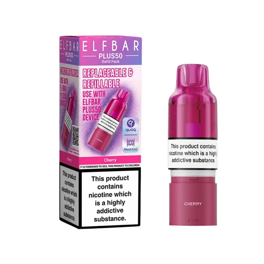 Buy Elf Bar Plus 50 Refill Pod - Cherry