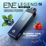 Buy Elux ENE Legend 15k Pod Vape Kit Pack of 5 - Blueberry Sour Raspberry