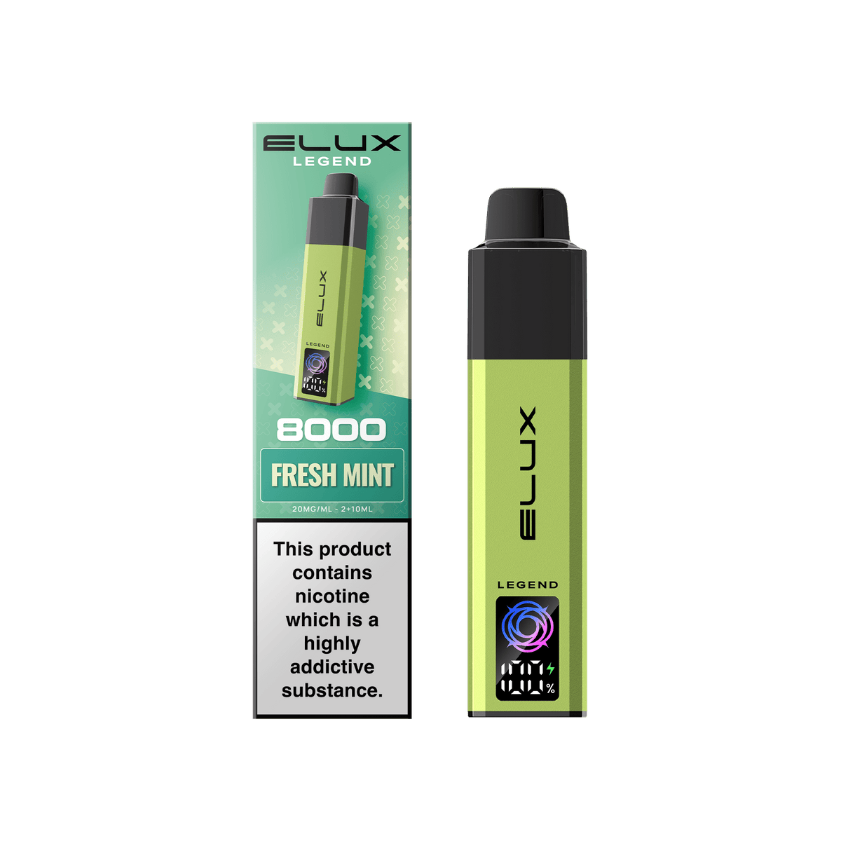Buy Elux Legend 8000 Pod Vape Kit Box of 5 - Fresh Mint