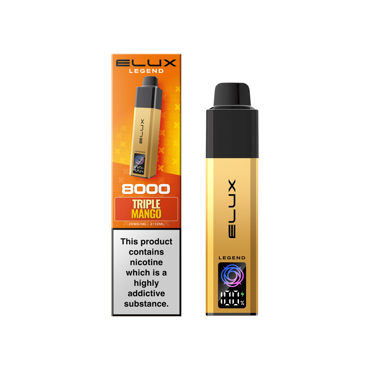 Buy Elux Legend 8000 Pod Vape Kit Box of 5 - Triple Mango