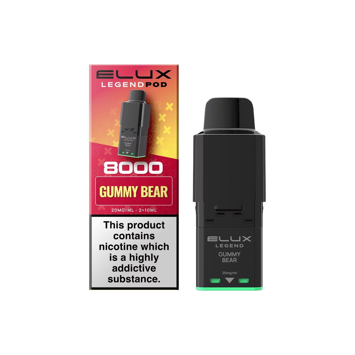 Buy Elux Legend 8000 Refill Pods Box of 5 - Gummy Bear