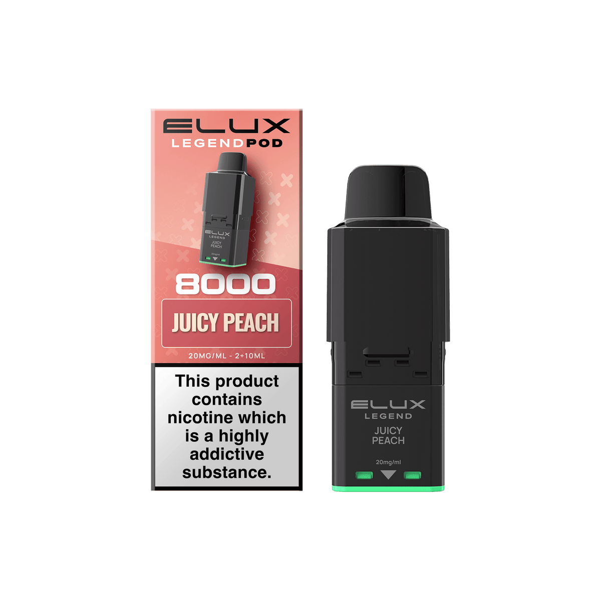 Buy Elux Legend 8000 Refill Pods Box of 5 - Juicy Peach