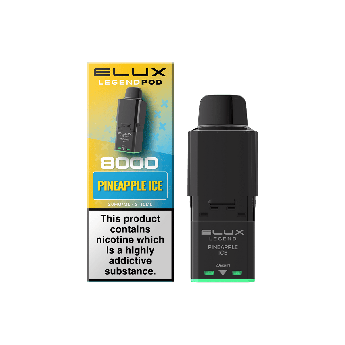 Buy Elux Legend 8000 Refill Pods Box of 5 - Pineapple Ice