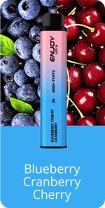 Buy Enjoy Ultra 4000 Vape Kit Box of 10 - Blueberry Cranberry Cherry